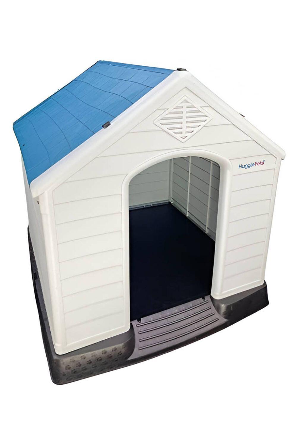 HugglePets Plastic Dog Kennel with Base (413) 2/7