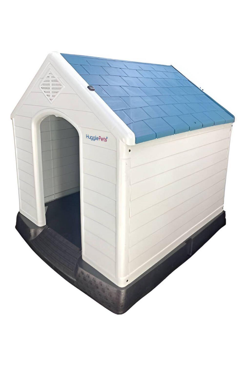 HugglePets Plastic Dog Kennel with Base (413) 1/7