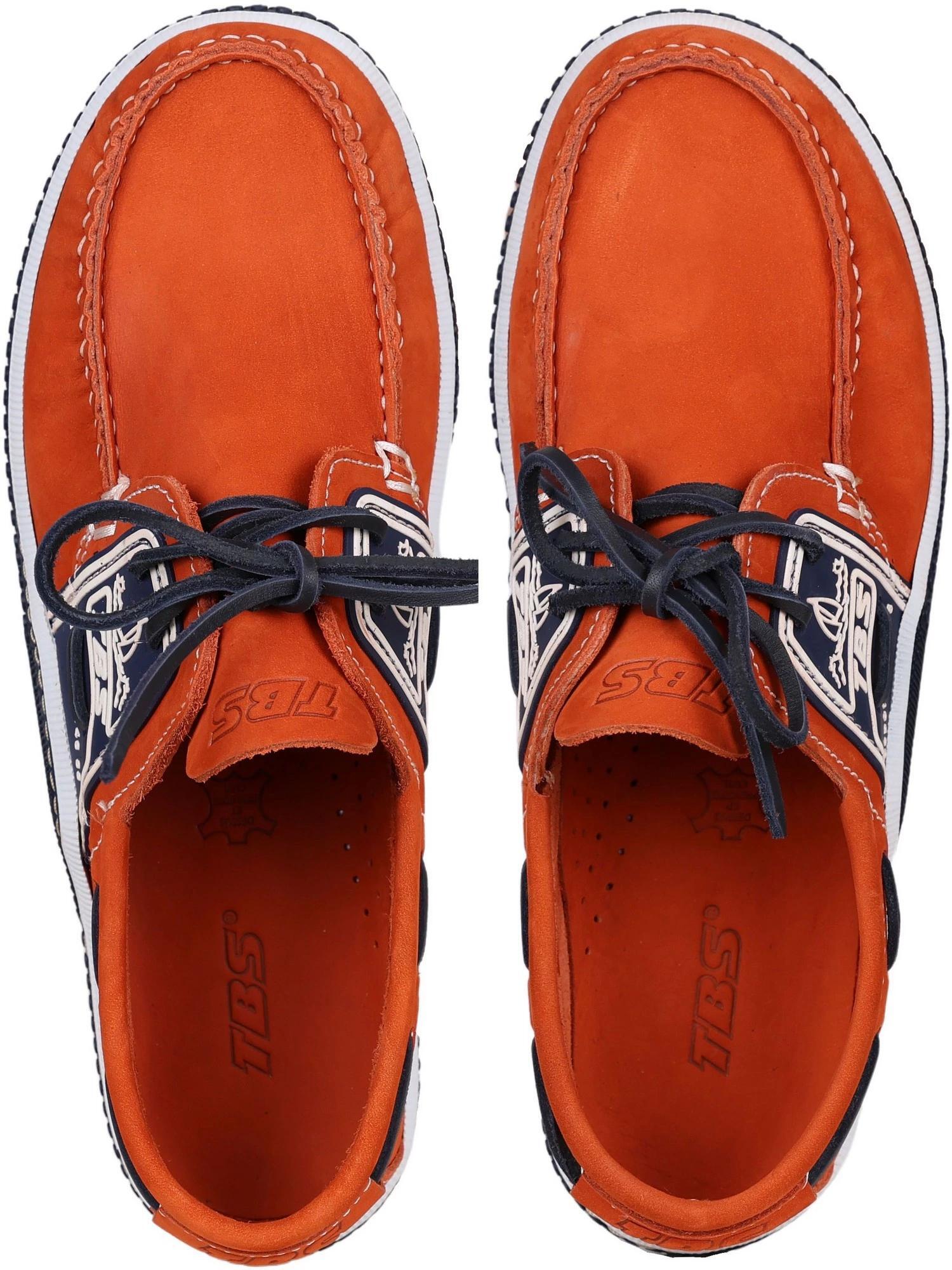 Chaussures bateau, nautisme, homme, cuir, globek, jaune 4/7