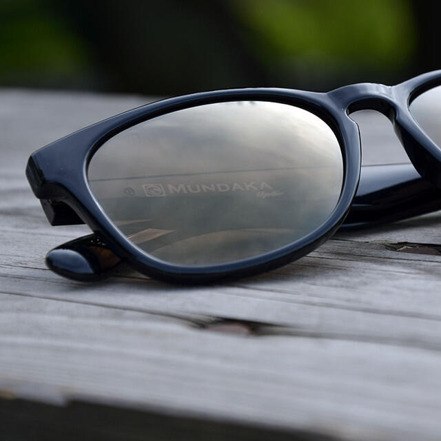 **Gafas de sol ELECTRA en negro mate, POLARIZADAS VERDES - cat.3 - MUNDAKA** 3/4