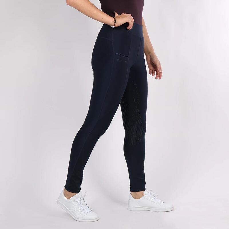 Legging équitation Full grip avec poche en cristal femme Montar Linnea