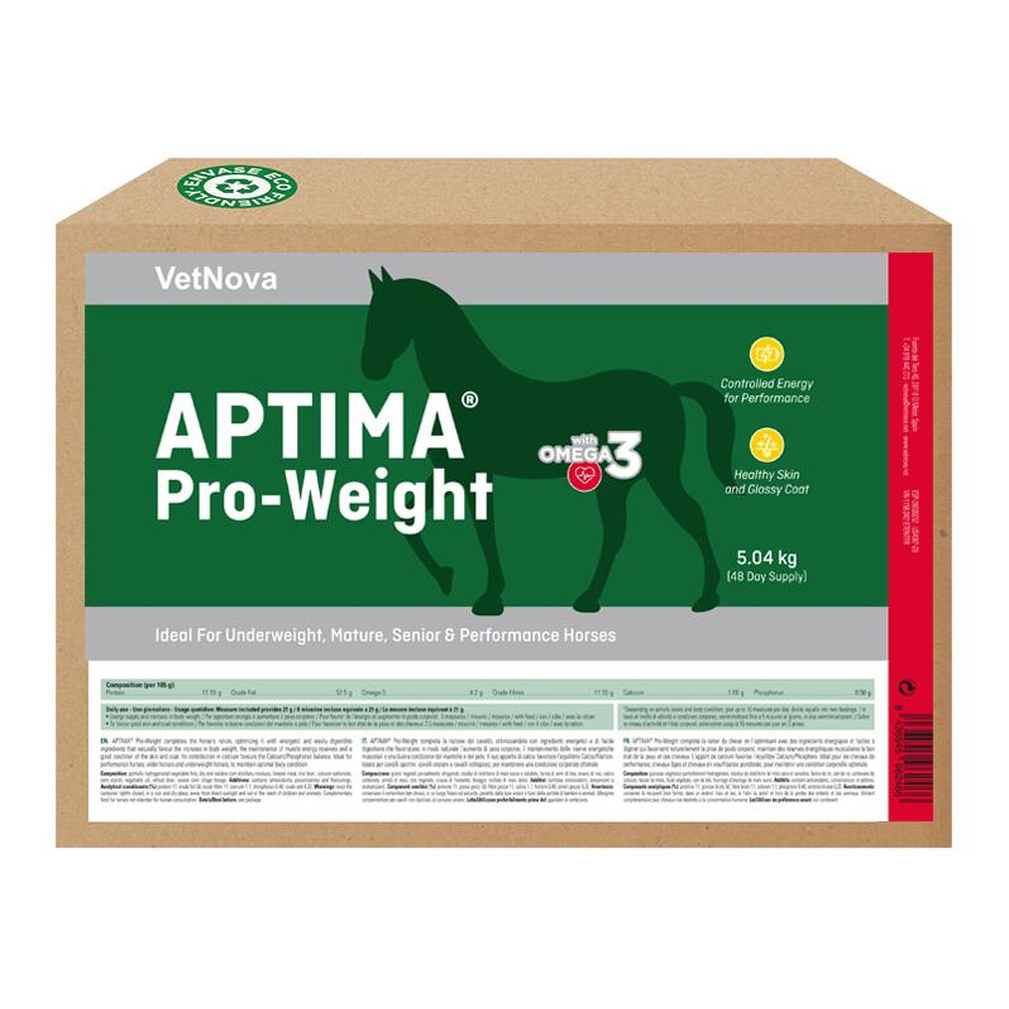 Supplément à fort pouvoir calorique  APTIMA® Pro-Weight 5.04kg per chevaux.
