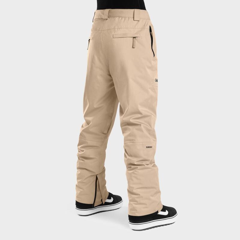 Damen Wintersport snowboardhose für Groot-W SIROKO Beige