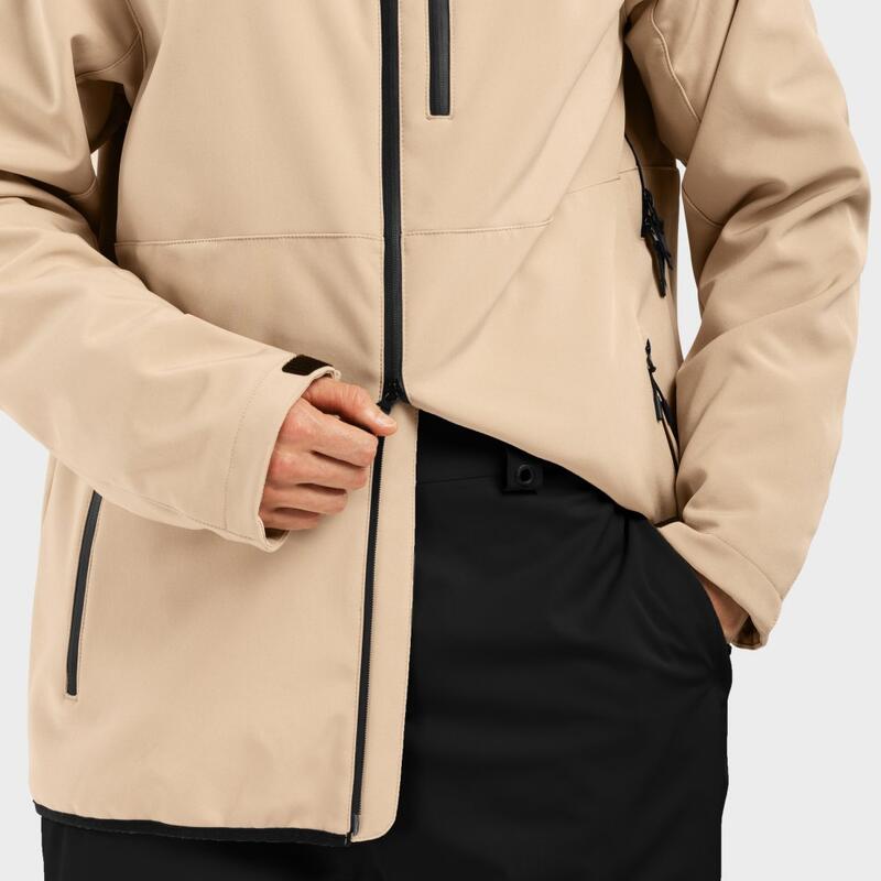 Casaco de snowboard para homem Desportos de inverno W2 Cerro SIROKO Beige