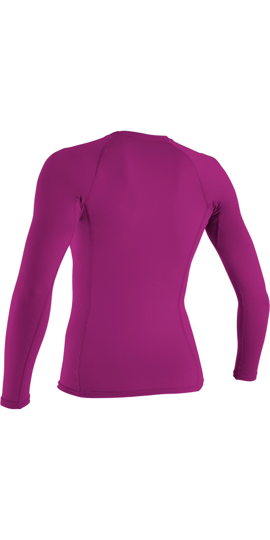O'neill Donna Basic Skins Manica Lunga Crew Lycra Vest - Rosa Volpe 2/5