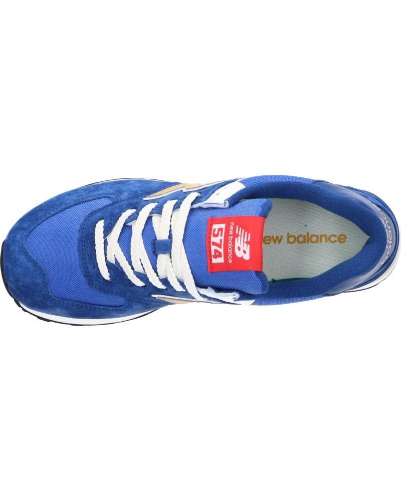 SCARPE UOMO NEW BALANCE 574 BLU / GIALLO 6/7