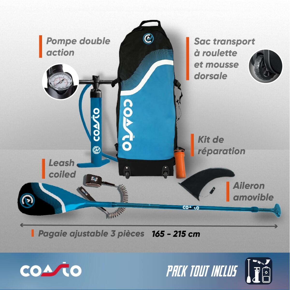 Stand Up Paddle Gonfiabile All-Round Nautilus DS TTS 355x86x15cm 2/8