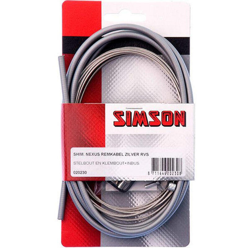 Simson Kit frein Nexus rouleau frein 2250/1700 mm gris / argent