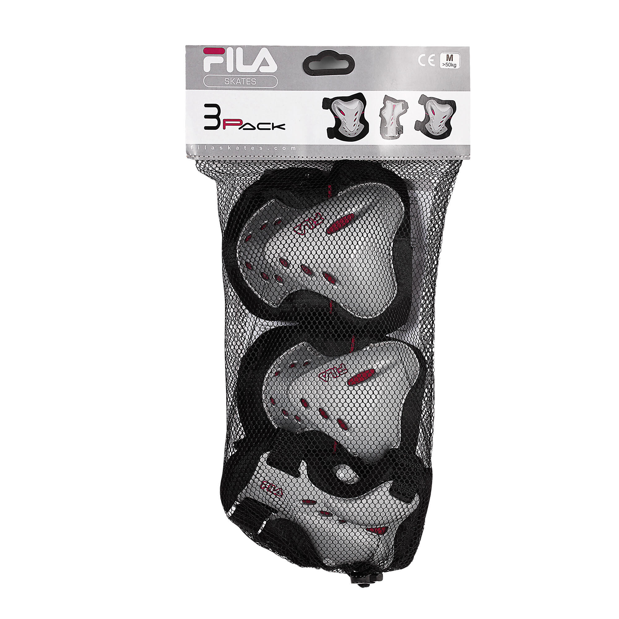 Fila - Ensemble De Protecteurs Pour Femmes Fila Fp Gears - Set De Protection Roller - Gris|noir - S - Decathlon