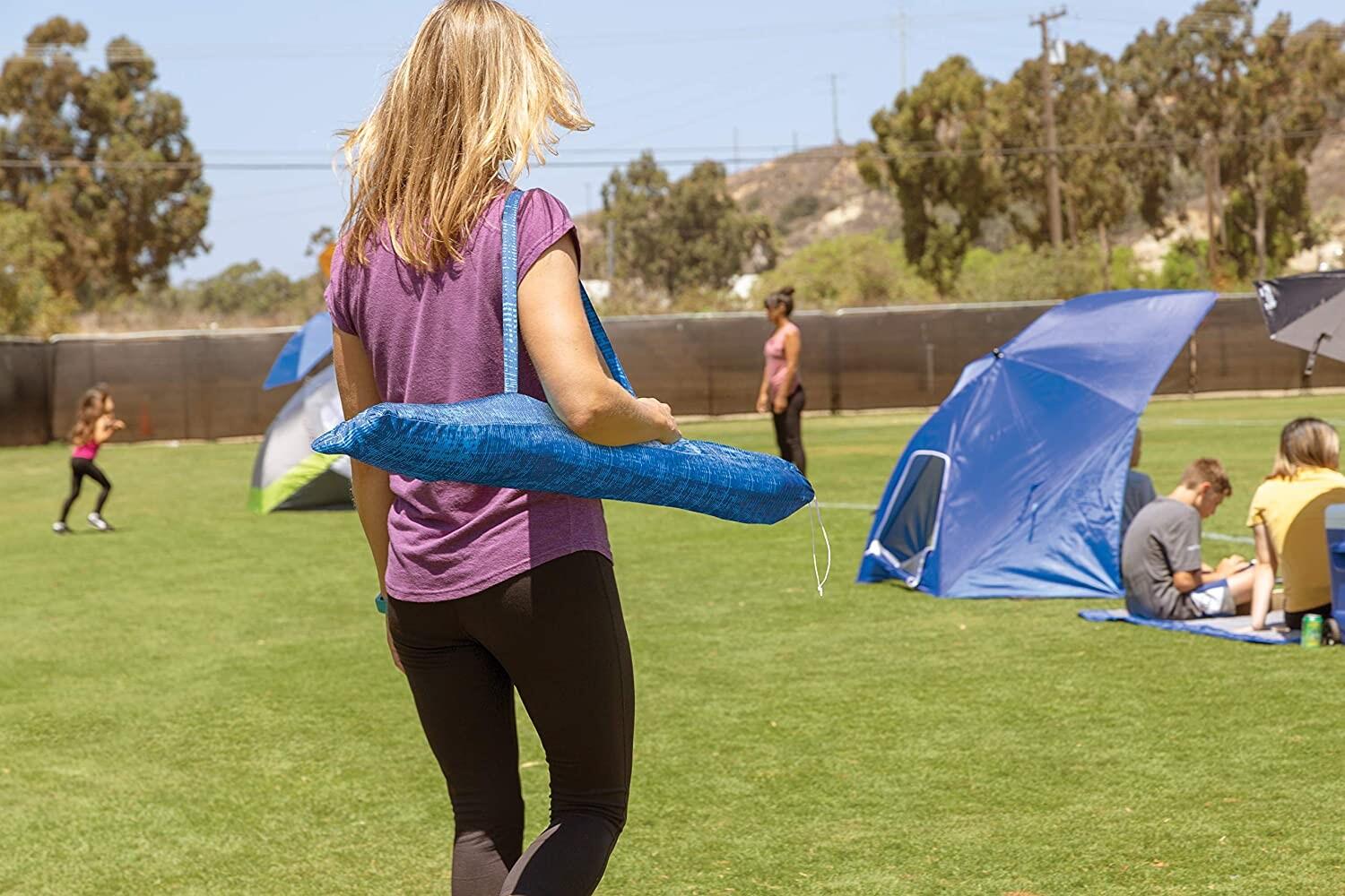 Core Sport-Brella 1.8 m Beach Umbrella, UPF 50+, Easy Assembly 4/7