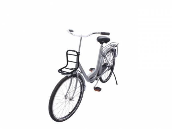 Portador Delantero V-Brake para Bicicletas de 20 a 28 Pulgadas - Acero Negro 3/5