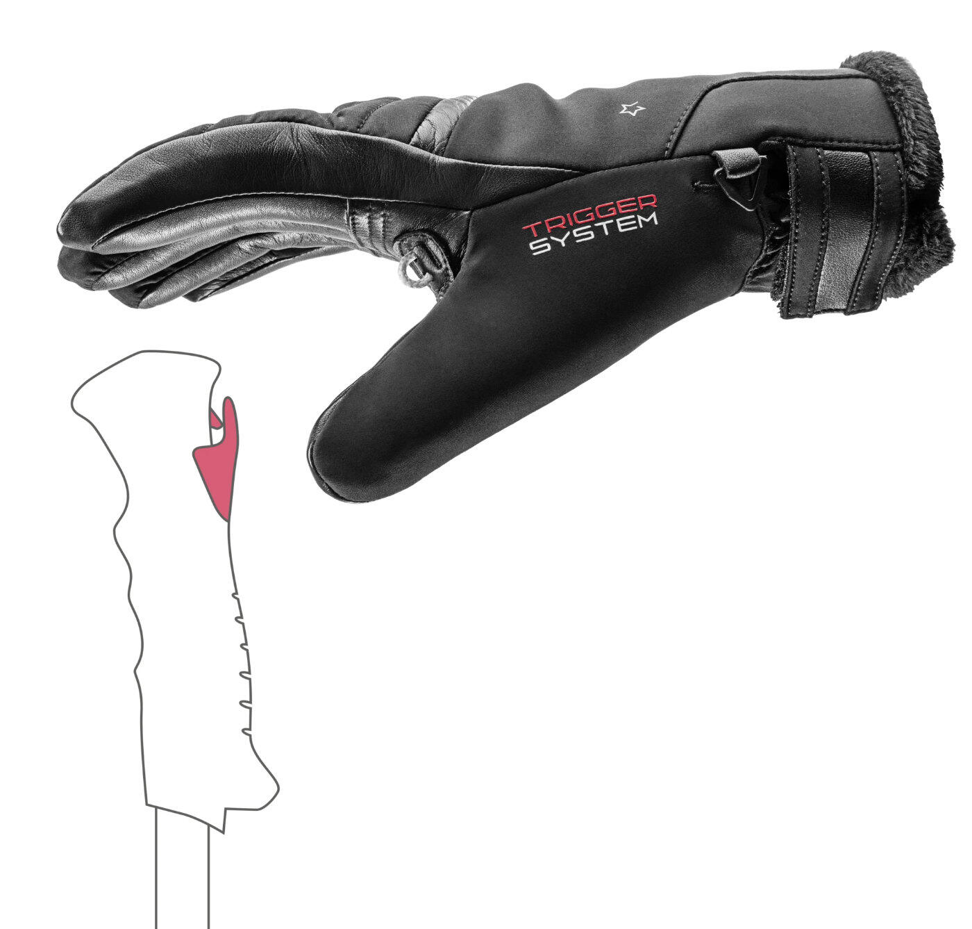 Rękawice narciarskie damskie LEKI Snowfox 3D Women 3/5