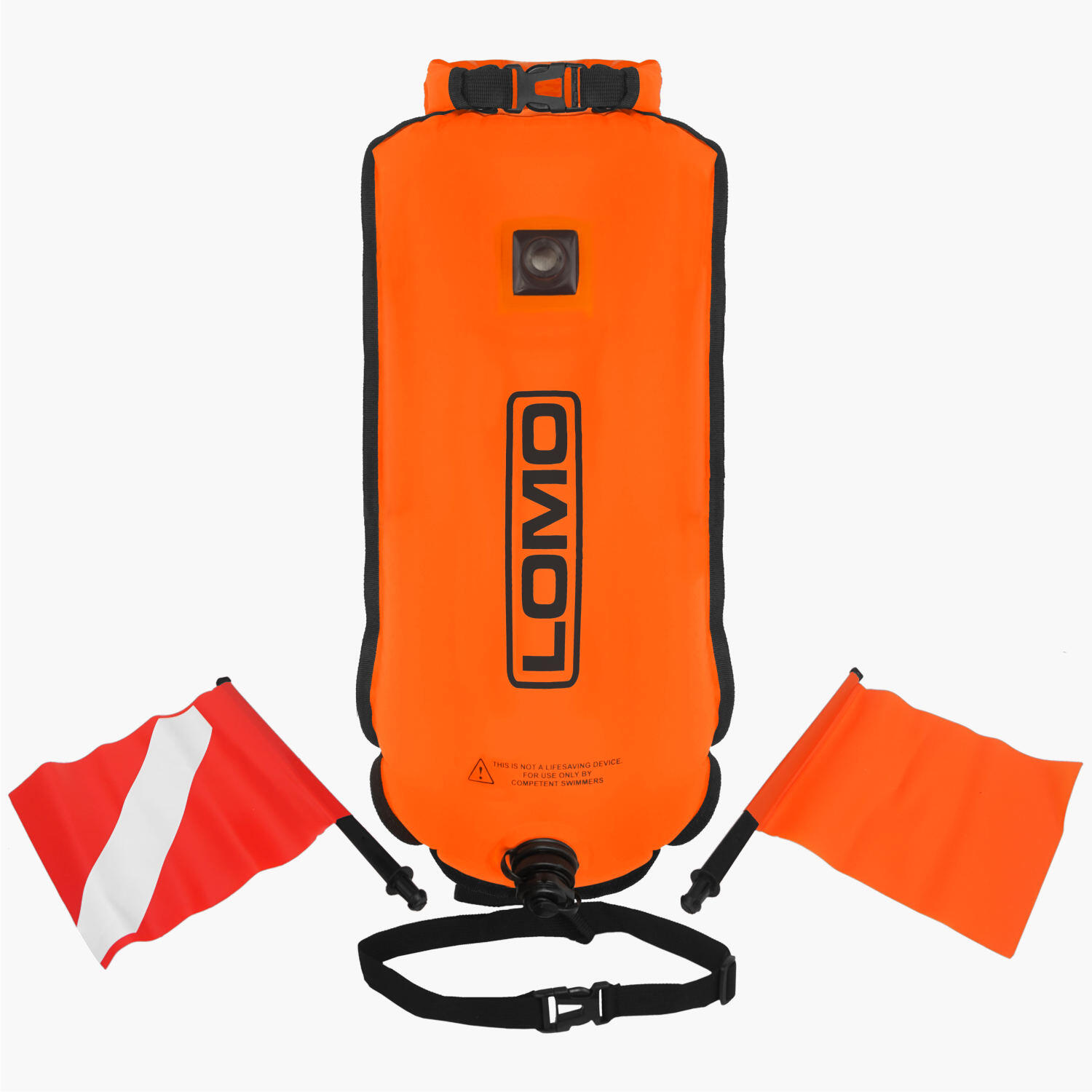 Lomo Dry Bag Swimming Tow Float with SMB Flags 4/8