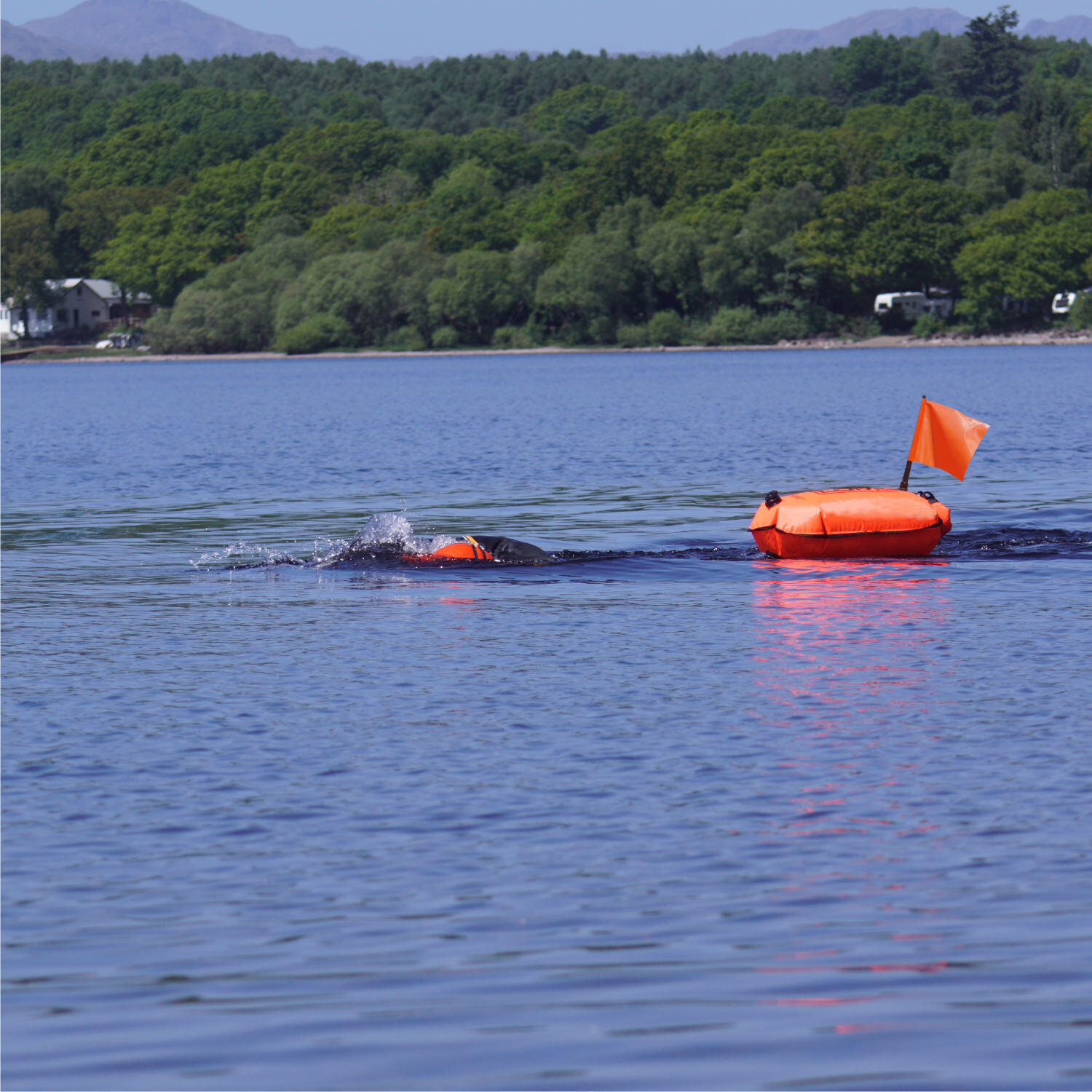 Lomo Dry Bag Swimming Tow Float with SMB Flags 2/8