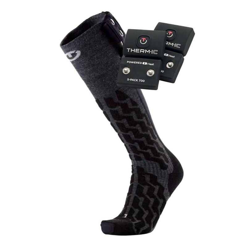 THERM-IC Powersocks Set - Heat Fusion Uni + S-Pack beheizbare Socken inkl Akku