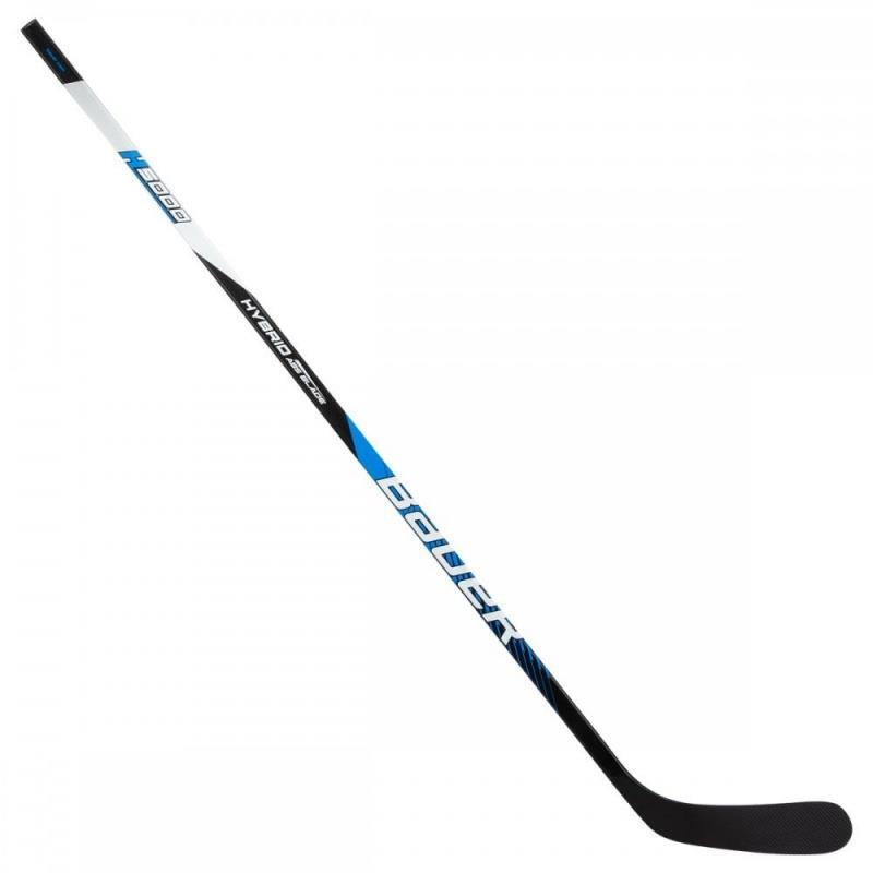 Bauer I3000 Wooden Street Hockey Stick Senior Left Hand BAUER Decathlon