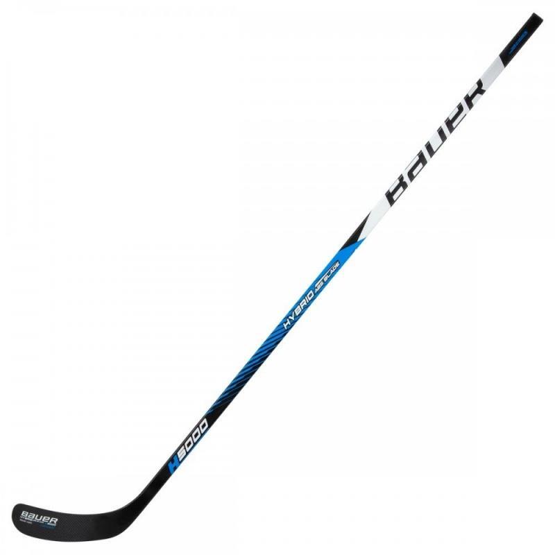 Bauer I3000 Wooden Street Hockey Stick Senior Left Hand BAUER Decathlon