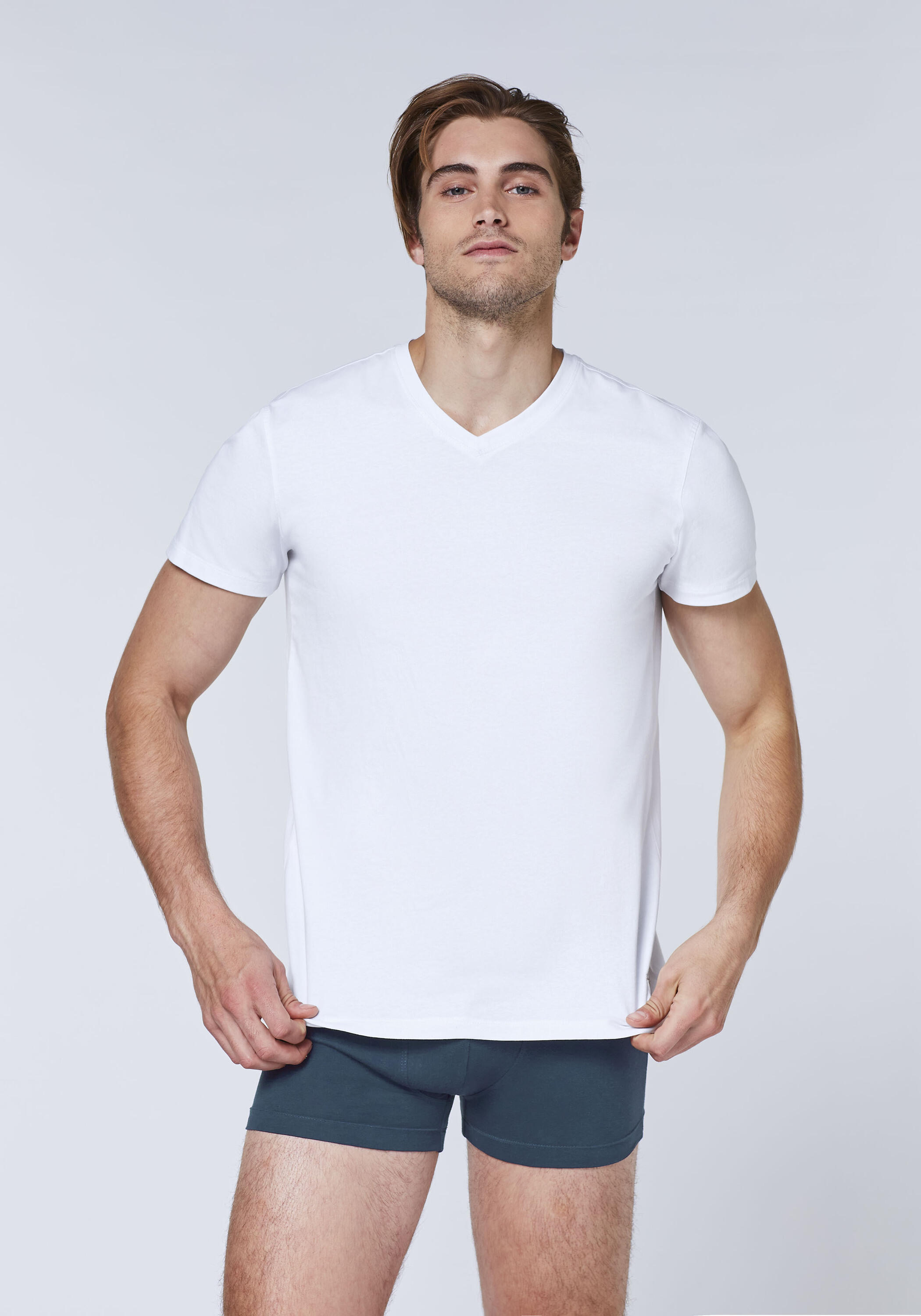 T-Shirt im Doppelpack mit V-Neck 3/5