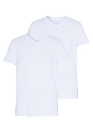 T-Shirt im Doppelpack mit V-Neck