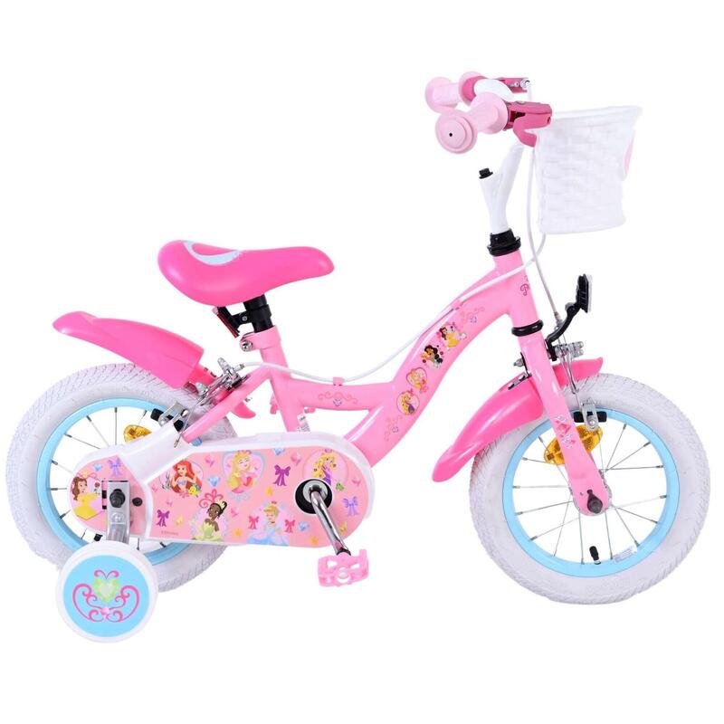 Disney Princess Vélo pour enfants Filles 12 pouces Rose Deux freins à main