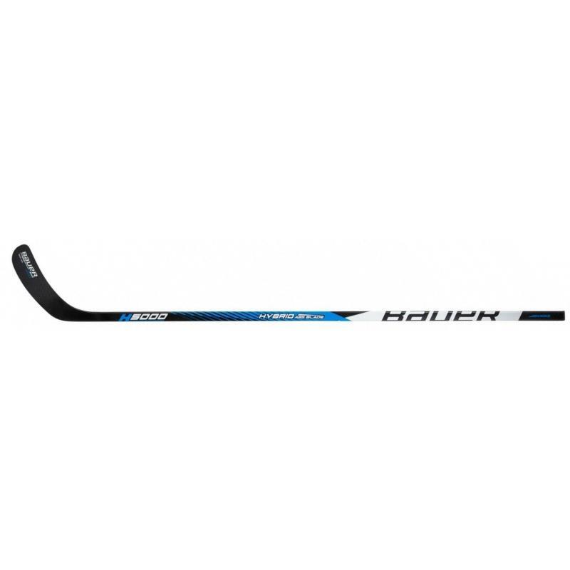 Bauer - Crosse Hybrid Bauer H5000 - Jr Right - Stick De Hockey - Blanc|bleu|noir - Taille Unique - Decathlon