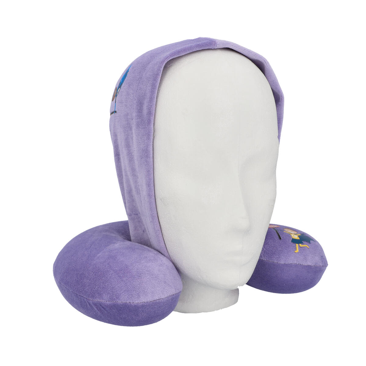 cartrend KIDS Nackenkissen mit Kapuze lila 5/7
