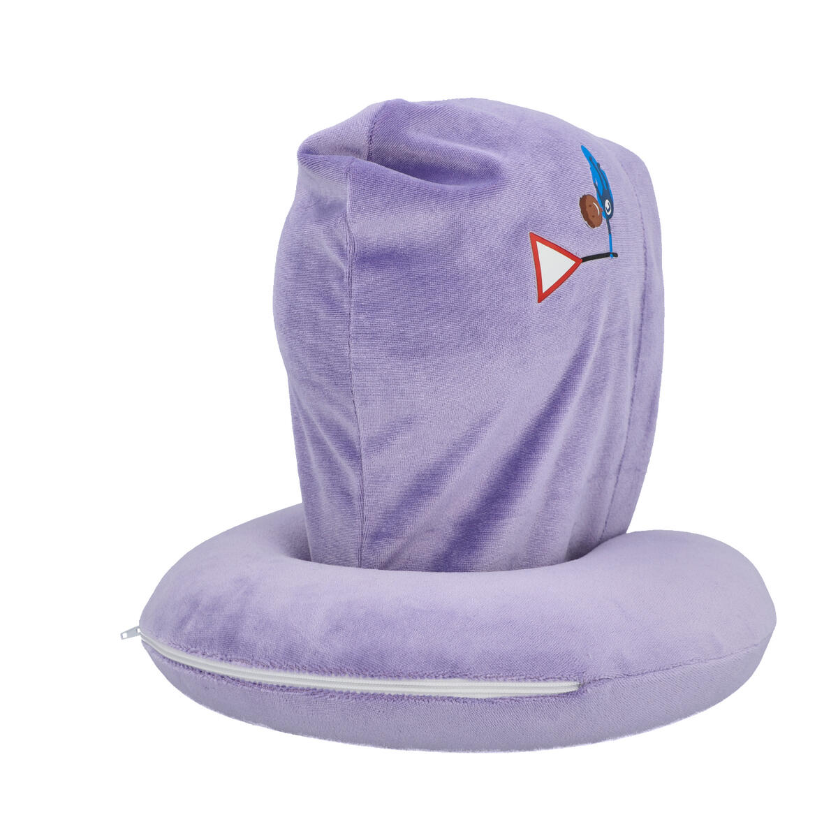 cartrend KIDS Nackenkissen mit Kapuze lila 2/7