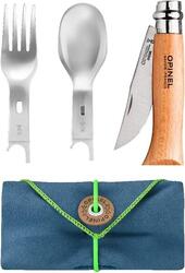 Set complet Opinel Picnic+ - Opinel n°8 + Embouts cuillère et fourchette