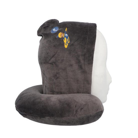 cartrend KIDS Nackenkissen mit Kapuze grau