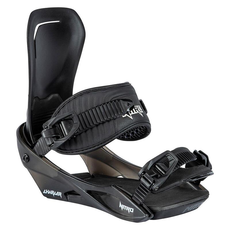 Fijaciones Snowboard Niño Nitro Charger Black