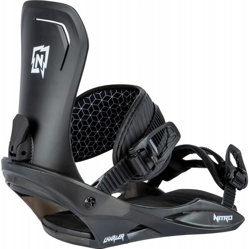 Fijaciones Snowboard Niño Nitro Charger Black