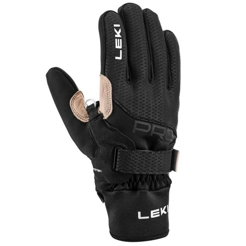 Leki Langlauf Handschuhe PRC Premium Thermo Plus Shark schwarz