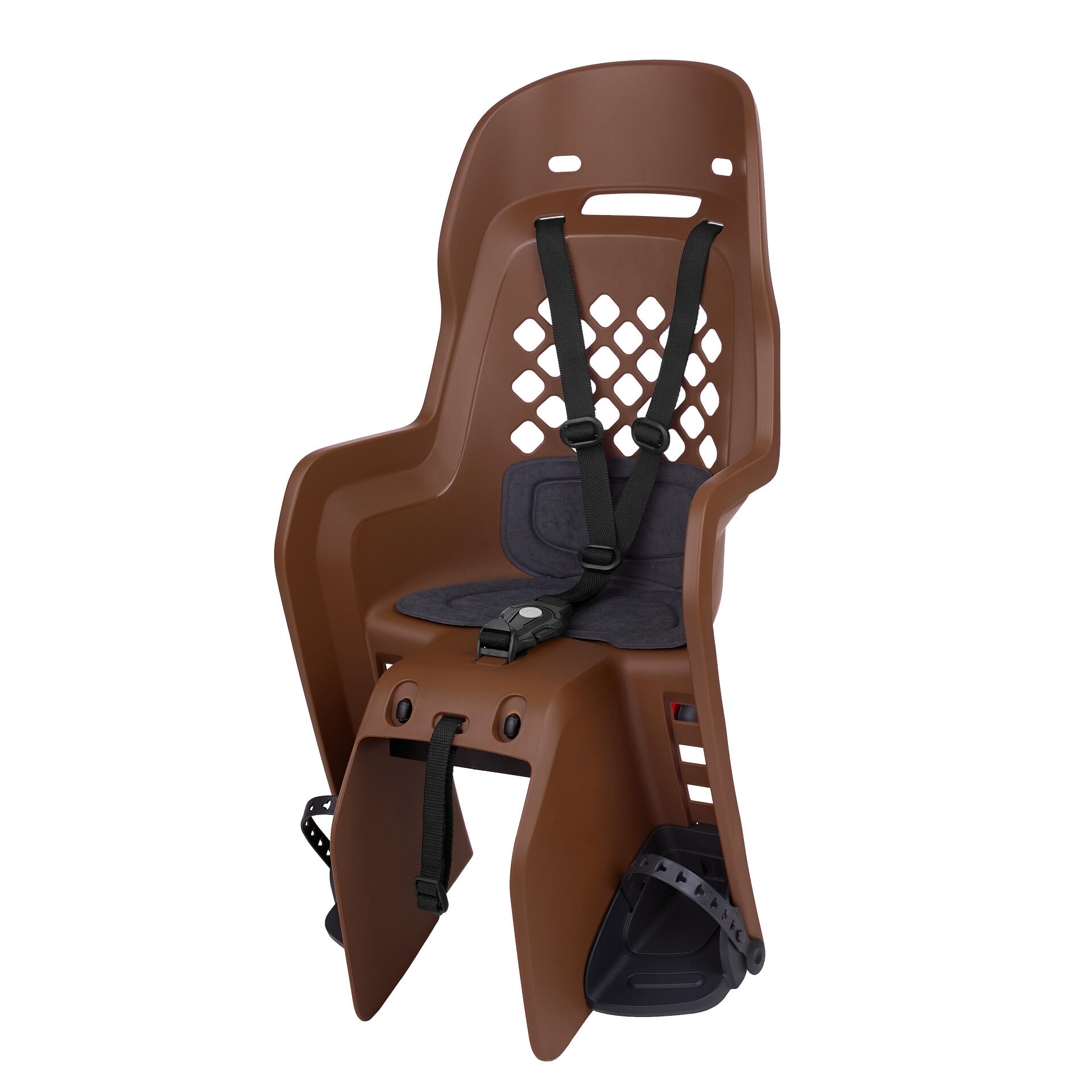 Polisport - Siège Enfant Vélo Arrière Porta-bagages Joy Crème / Gris Foncé - Siège Vélo Enfant - Blanc|gris|noir - Taille Unique - Decathlon