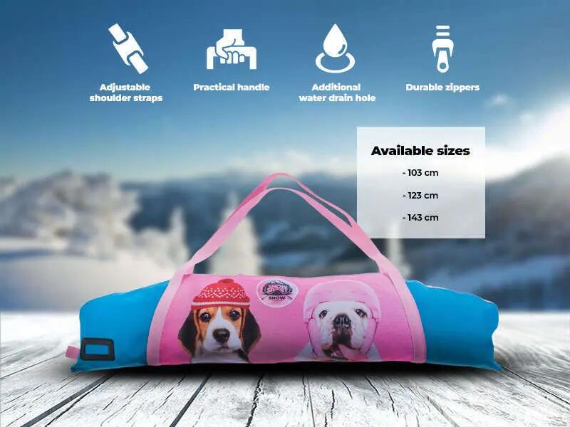 Zestaw dla dzieci Pokrowiec Snowsport Ski Dogs 6in1 + Pokrowiec na buty 3/5