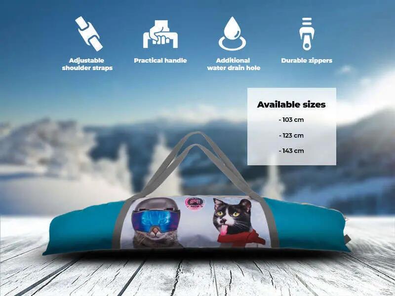 Zestaw dla dzieci Pokrowiec Snowsport Ski Cats 6in1 + Pokrowiec na buty 3/5
