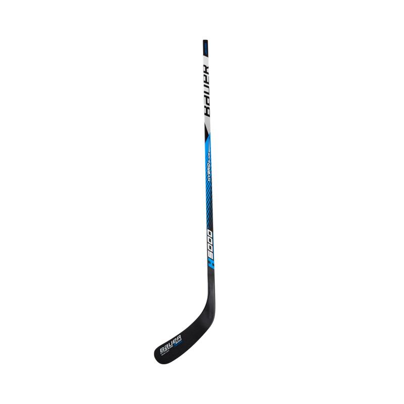 Bauer I3000 Wooden Street Hockey Stick Senior Left Hand BAUER Decathlon