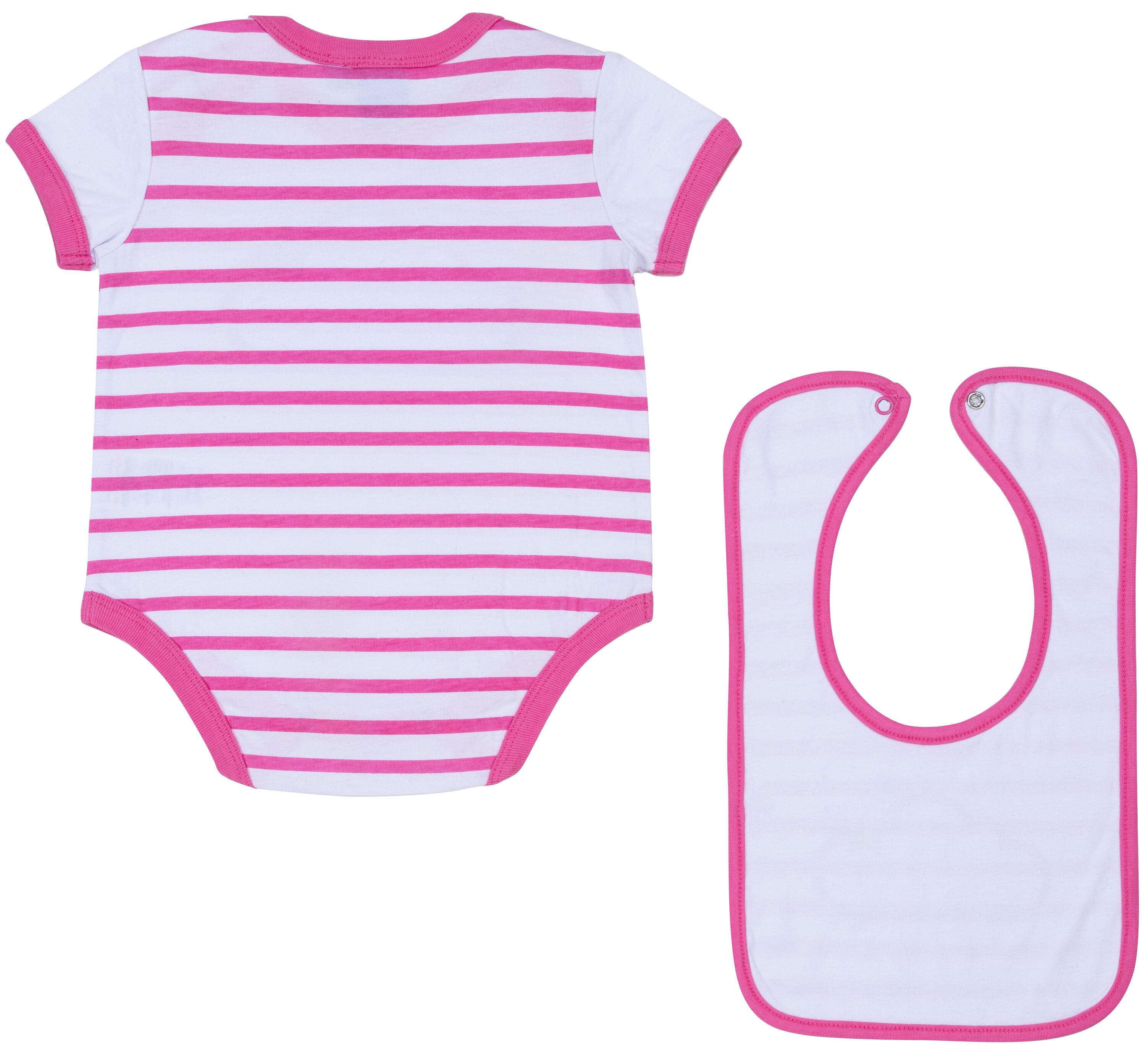 Body bavoir bébé fille OM - Collection officielle Olympique de Marseille 2/2