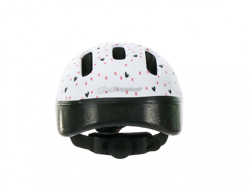 Fietshelm Hoggy XXS 44-48 cm - wit/mat roze 4/6