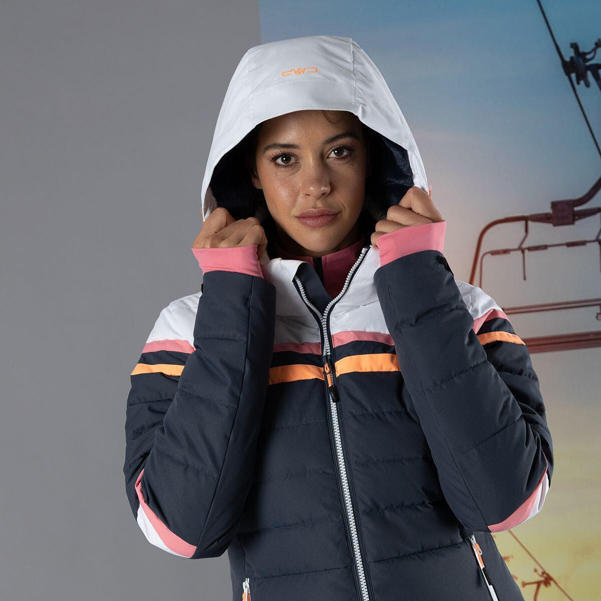 CMP Damen Skijacke Woman Fix Hood Jacket 33W0736 6/7