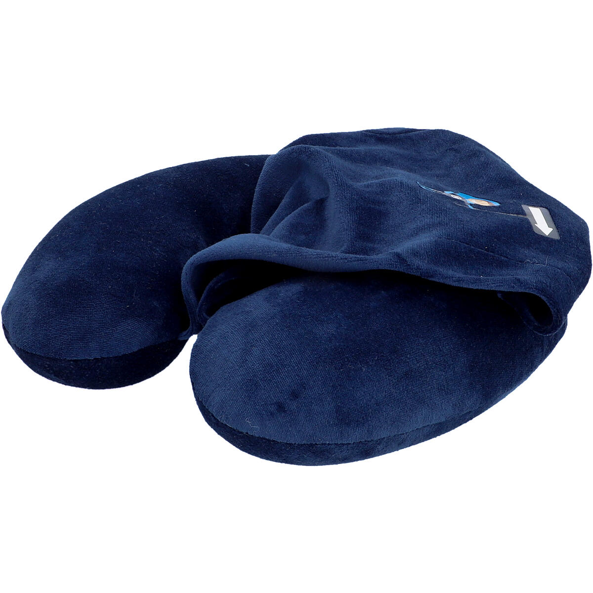 cartrend KIDS Nackenkissen mit Kapuze blau 3/7
