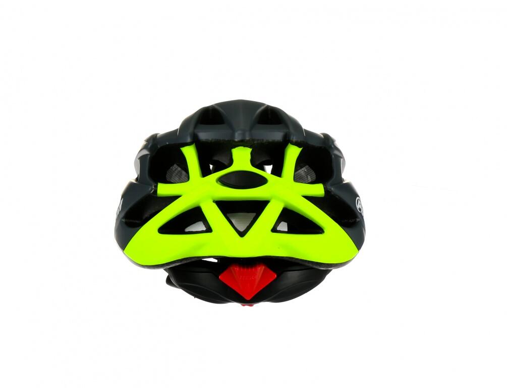 TWIG Casco da Ciclismo per Strada e MTB Versatile Grigio Scuro / Gialla Fluo 4/4