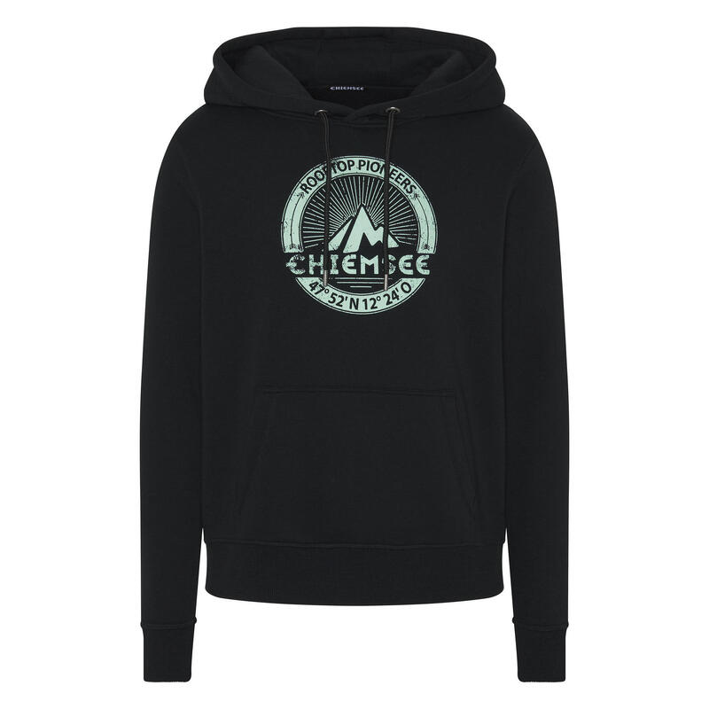 Hoodie mit Label-Mountain-Motiv