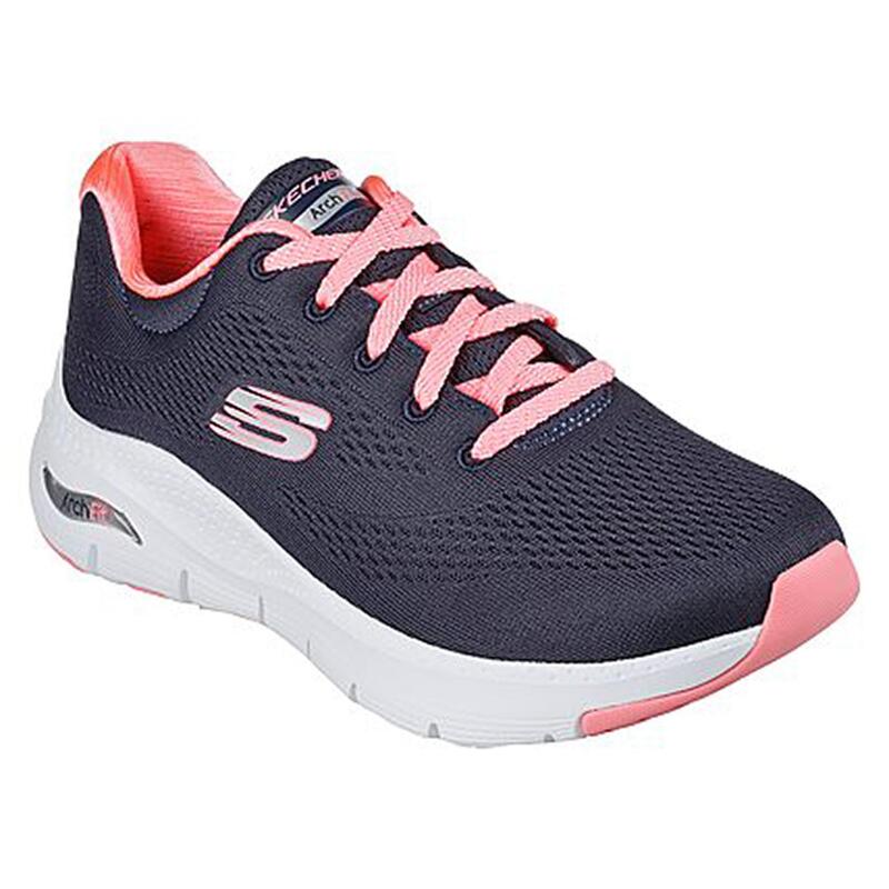 Zapatillas Deportivas Caminar Mujer Skechers 149057_NVCL Azul marino Cordones