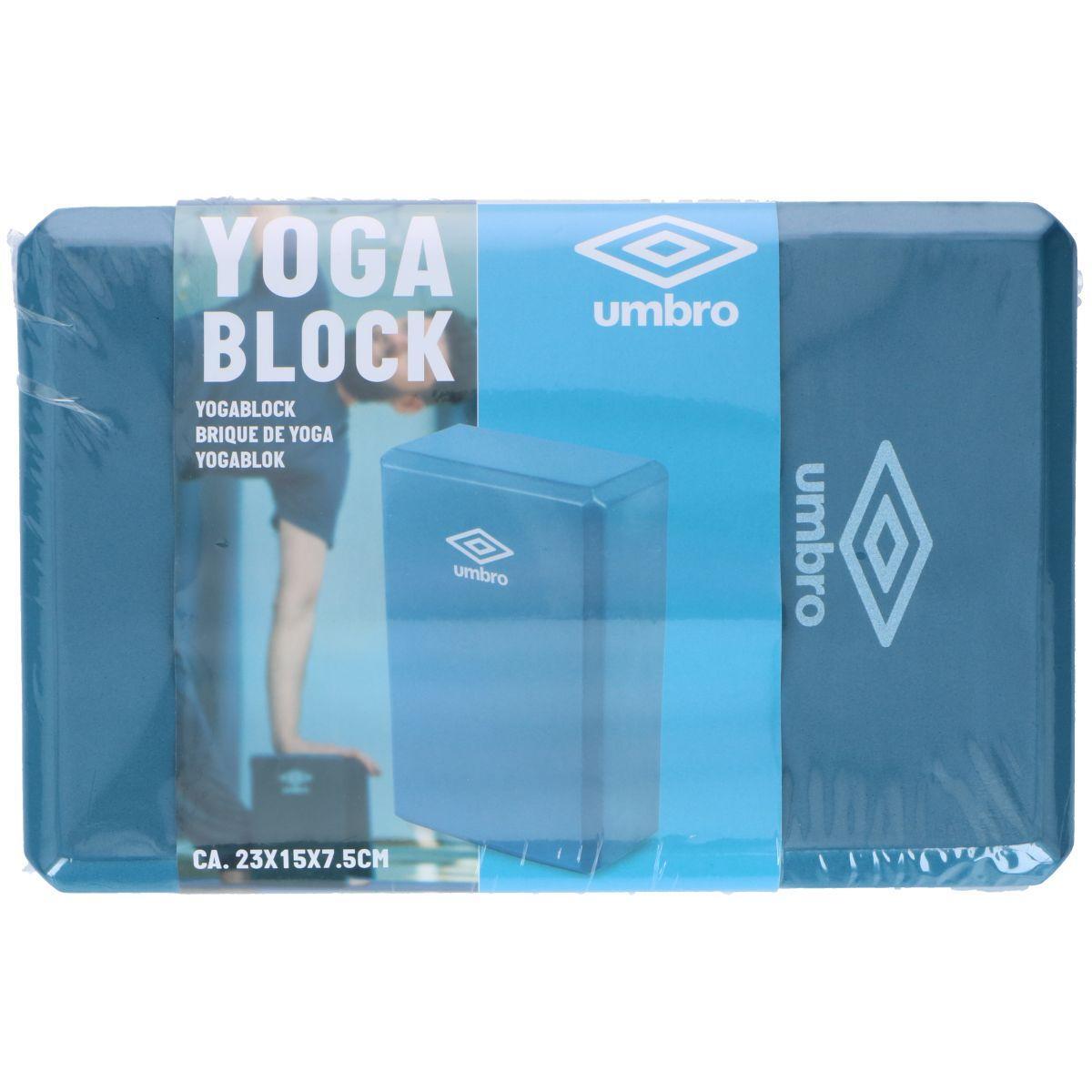 Mattoncino per yoga Umbro 23 x 15 x 7,5 cm, blu 2/4