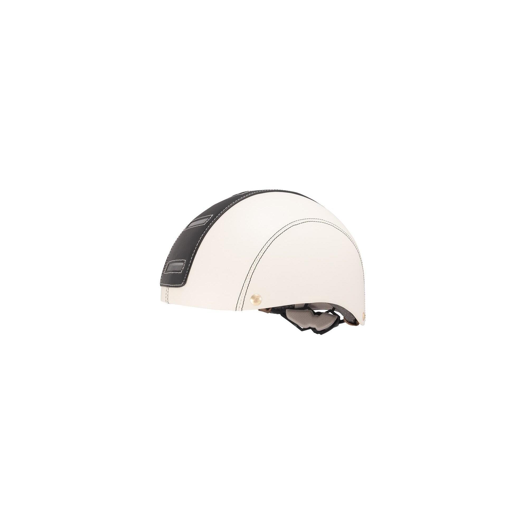 Kask Halo Kremowy i Lukrecjowy z tylnym światłem