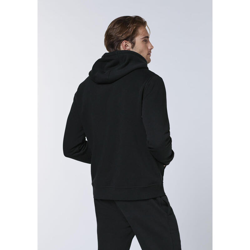 Hoodie mit Label-Mountain-Motiv