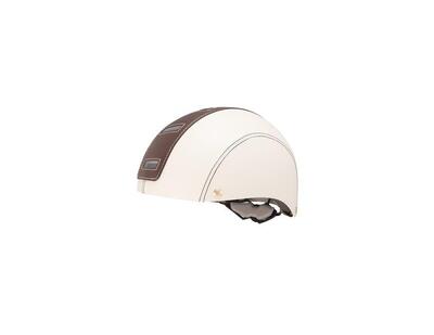 Casco Halo Crema e Liquirizia con luce posteriore