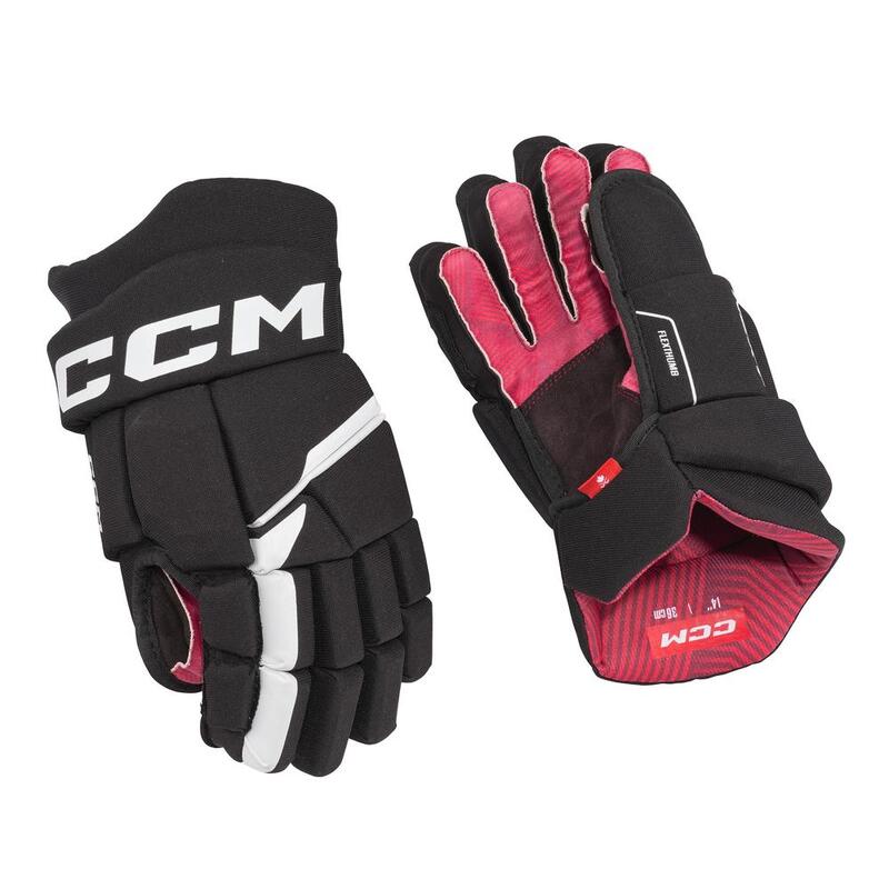 CCM Next Guantes Hockey Hielo Junior Negro/Blanco