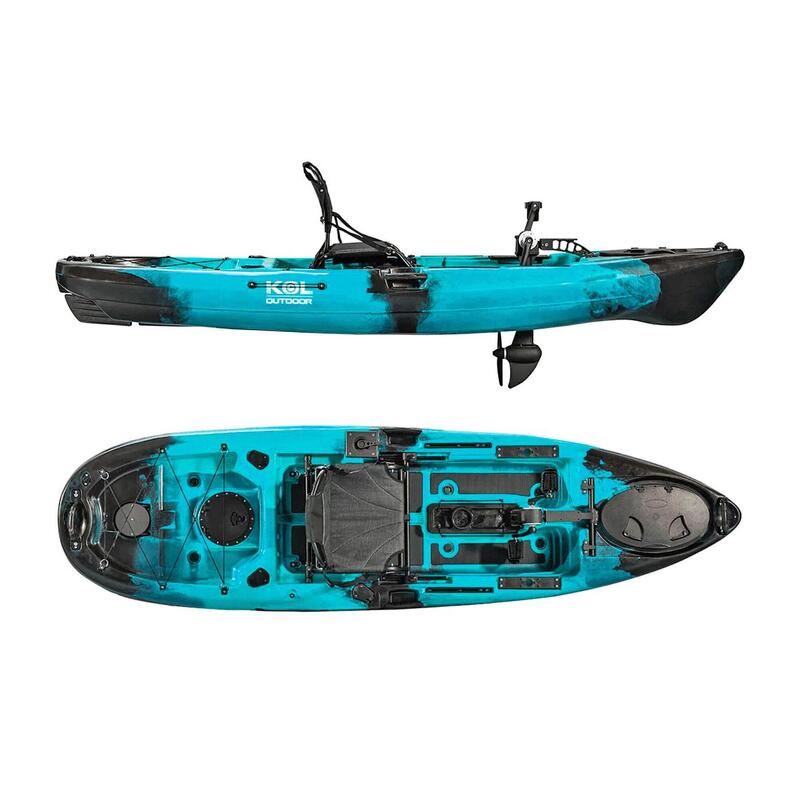 Kayak de pesca com pedais Tarpon Propel 320 (316 x 85 cm) KOL OUTDOOR -  Decathlon