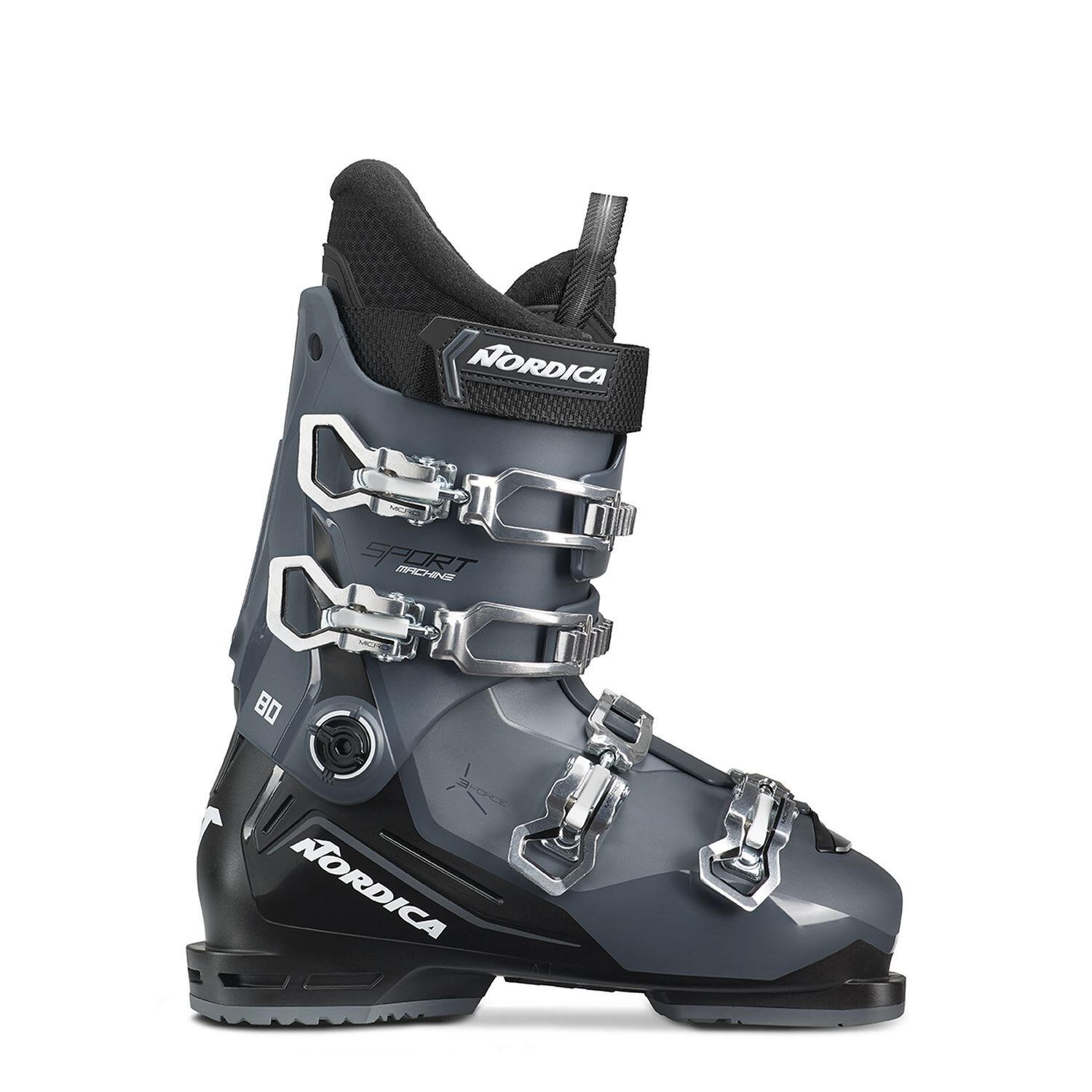 Nordica - Chaussures De Ski Sportmachine 3 80 Homme - Chaussures De Ski - Gris - 31 Cm - Decathlon
